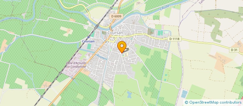 localisation de l'entreprise MADAME MARIE MARTIN  COURSAN