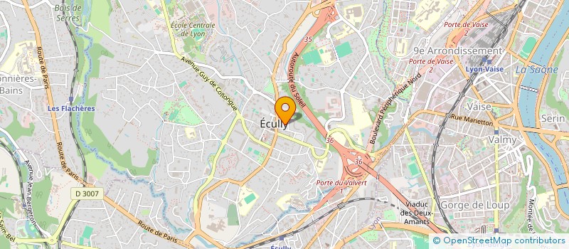 localisation de l'entreprise MADAME MARIE MARTIN  ECULLY