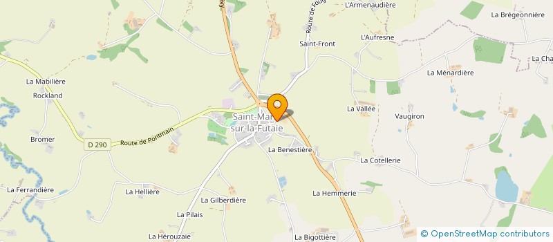 localisation de l'entreprise MADAME MARIE MARTIN  ST MARS SUR LA FUTAIE