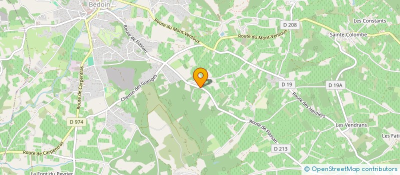 localisation de l'entreprise MADAME MARIE MARTIN  BEDOIN