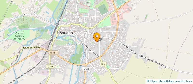 localisation de l'entreprise MADAME MARIE MARTIN à ISSOUDUN