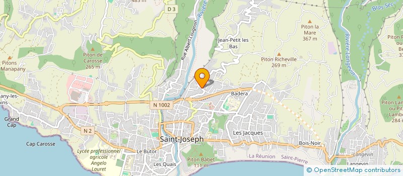 localisation de l'entreprise MADAME MARIE MARTIN  SAINT-JOSEPH