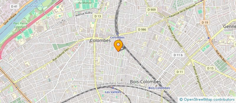 localisation de l'entreprise MADAME MARIE-MARTINE BORY à COLOMBES