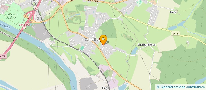 localisation de l'entreprise MADAME MARIE-MARTINE GIRAND  SAINT-ELOI