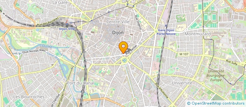 localisation de l'entreprise MADAME MARIE-MARTINE GUILLEMOT  DIJON