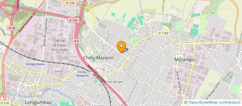 localisation de l'entreprise MADAME MARIE-MARTINE PROTTE à CHILLY-MAZARIN