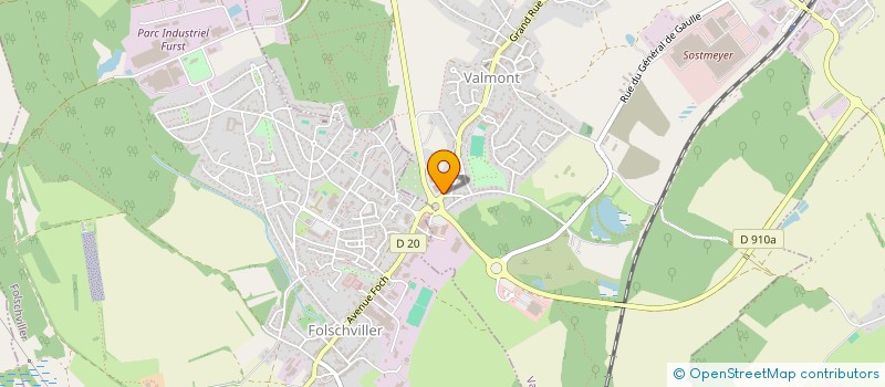 localisation de l'entreprise MADAME MARIE MARTINE SUSSE  VALMONT