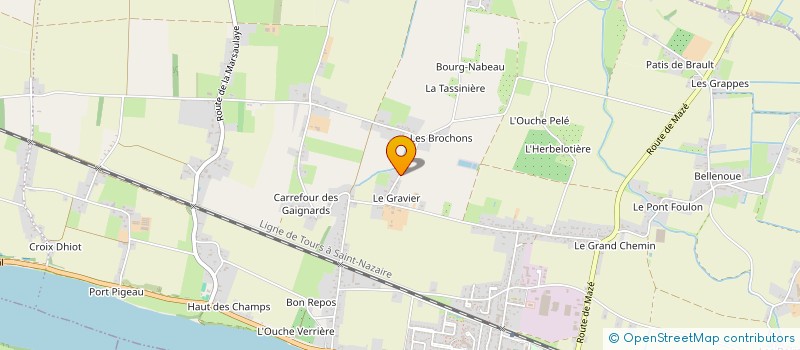 localisation de l'entreprise MADAME MARIE MARTINEAU à BRISSAC LOIRE AUBANCE