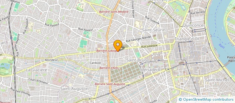 localisation de l'entreprise MADAME MARIE MARTINEZ  BORDEAUX