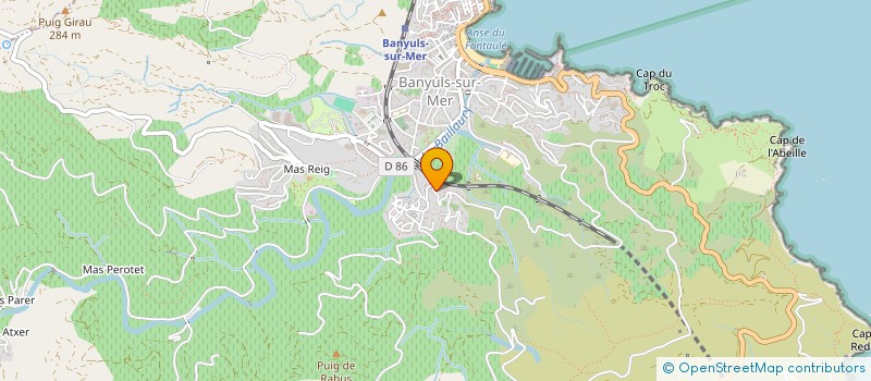 localisation de l'entreprise MADAME MARIE MARTINEZ  BANYULS-SUR-MER