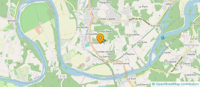 localisation de l'entreprise MADAME MARIE MARTINEZ MORENO  CARSAC-AILLAC