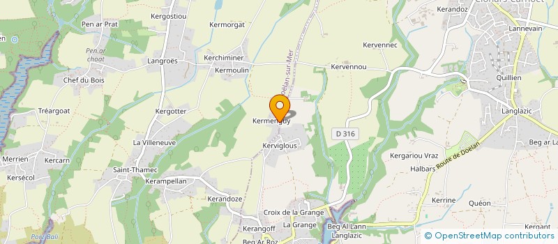 localisation de l'entreprise MADAME MARIE MARTINOT  MOELAN-SUR-MER