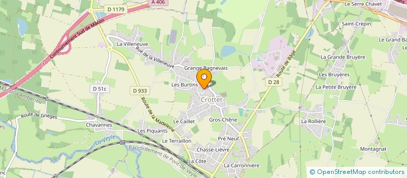 localisation de l'entreprise MADAME MARIE MARTINS à CROTTET