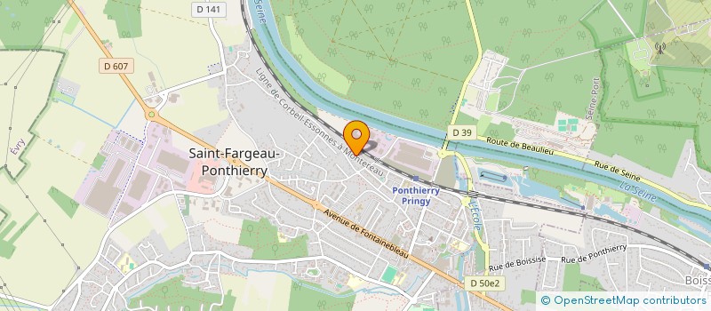 localisation de l'entreprise MADAME MARIE MARTINS COUTINHO  SAINT-FARGEAU-PONTHIERRY