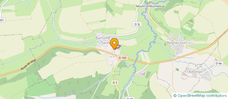 localisation de l'entreprise MADAME MARIE MARULIER  BAINVILLE-AUX-SAULES