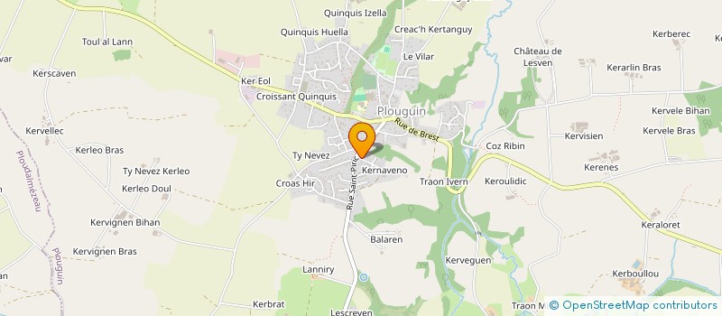 localisation de l'entreprise MADAME MARIE MARZIN  PLOUGUIN