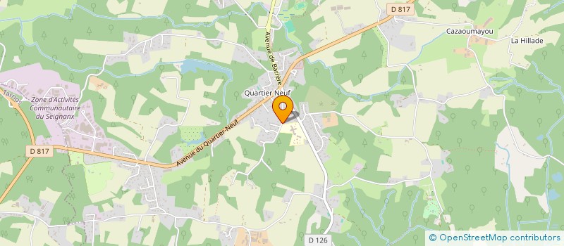 localisation de l'entreprise MADAME MARIE MASSEYS  SAINT-MARTIN-DE-SEIGNANX