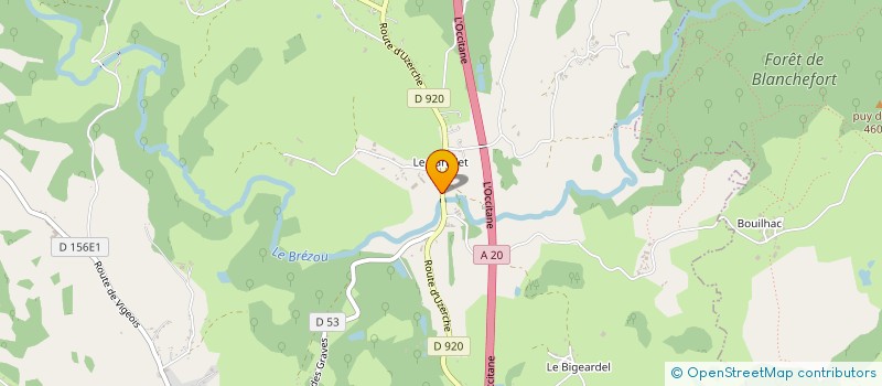 localisation de l'entreprise MADAME MARIE MASSIAS  PERPEZAC-LE-NOIR