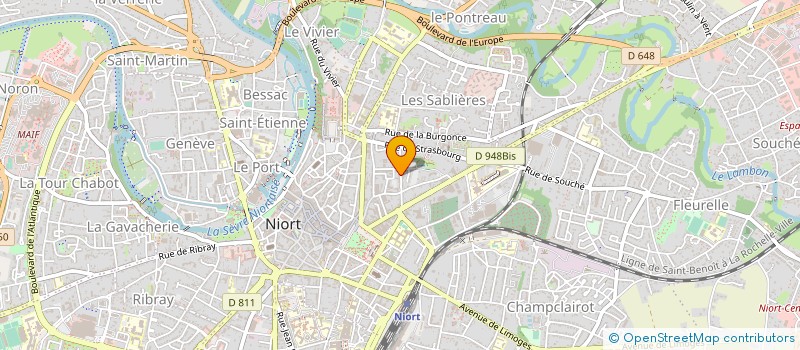 localisation de l'entreprise MADAME MARIE MASSOL  NIORT