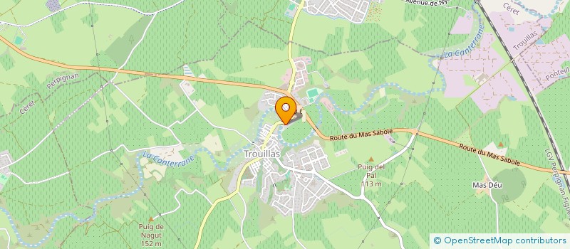 localisation de l'entreprise MADAME MARIE MASSOTTE  TROUILLAS