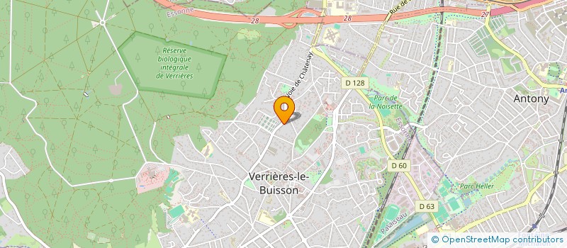 localisation de l'entreprise MADAME MARIE MASSUET à VERRIERES-LE-BUISSON