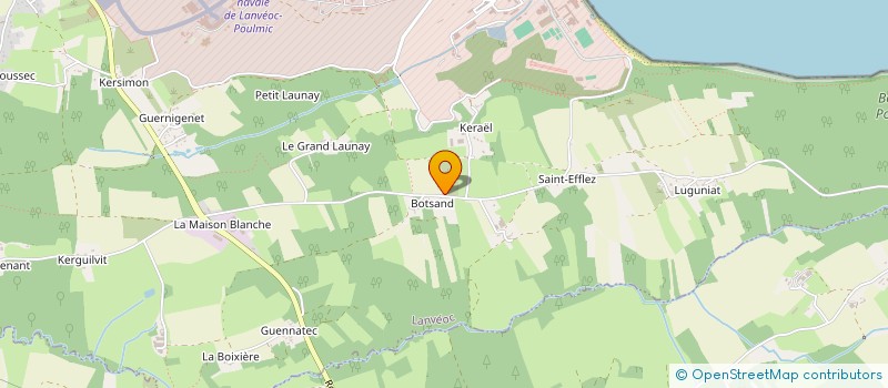 localisation de l'entreprise MADAME MARIE MATET  LANVEOC