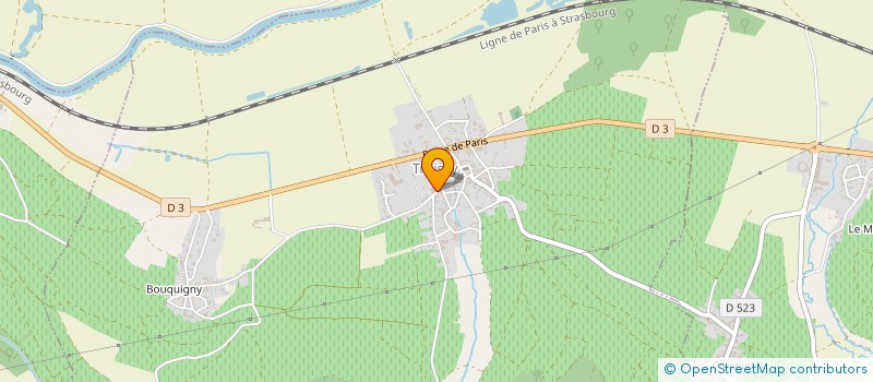 localisation de l'entreprise MADAME MARIE MATHELIN  TROISSY