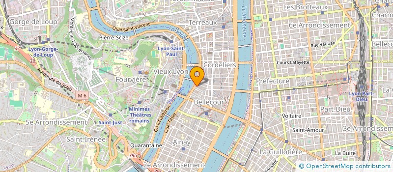 localisation de l'entreprise MADAME MARIE MATHEVET à LYON