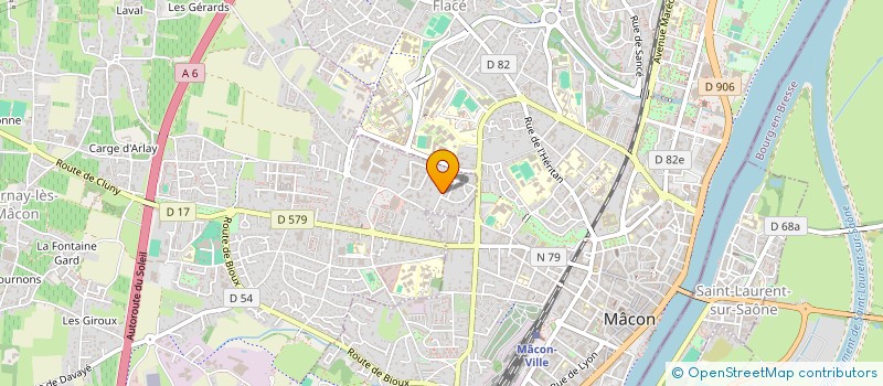 localisation de l'entreprise MADAME MARIE-MATHILDE DURIX  CHARNAY-LES-MACON