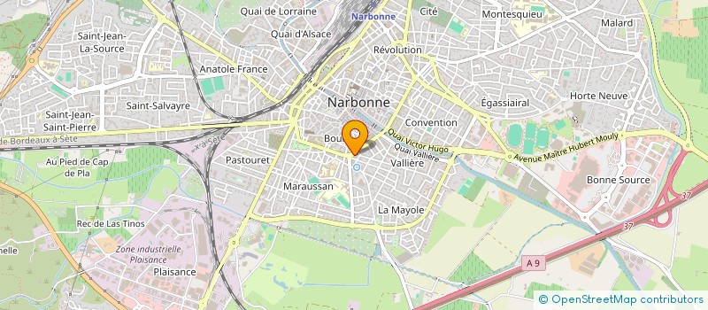 localisation de l'entreprise MADAME MARIE MATHILDE SEGURA à NARBONNE