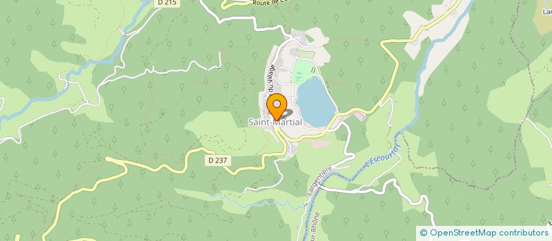 localisation de l'entreprise MADAME MARIE MATHON  SAINT-MARTIAL