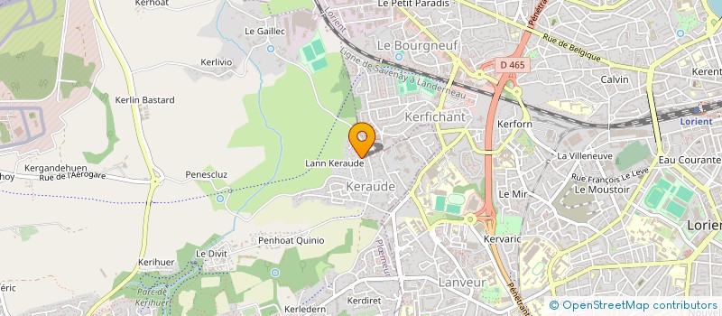 localisation de l'entreprise MADAME MARIE MATHURIN  PLOEMEUR