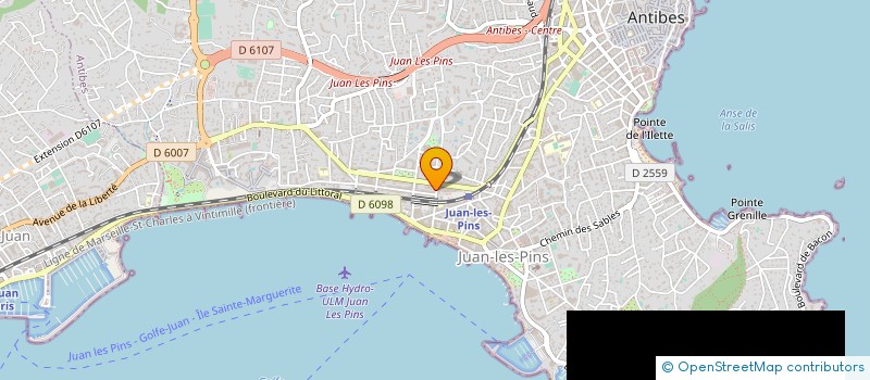 localisation de l'entreprise MADAME MARIE MATTEO à ANTIBES
