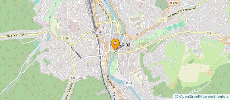 localisation de l'entreprise MADAME MARIE MATZINGER  EPINAL