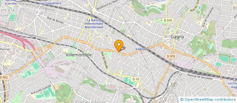 localisation de l'entreprise MADAME MARIE MAUBLAN  VILLEMOMBLE