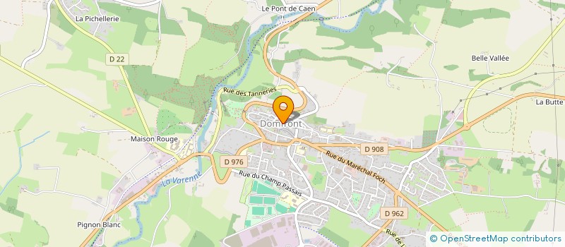localisation de l'entreprise MADAME MARIE MAUDUIT à DOMFRONT-EN-POIRAIE