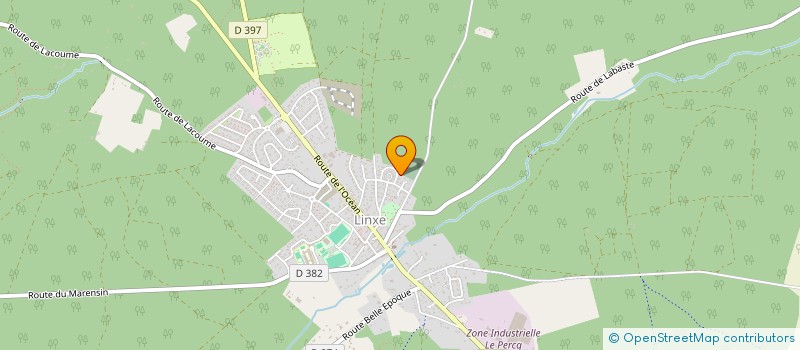 localisation de l'entreprise MADAME MARIE MAUGEIN  LINXE