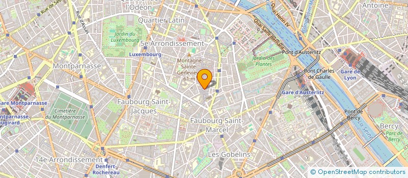 localisation de l'entreprise MADAME MARIE MAURAGE  PARIS