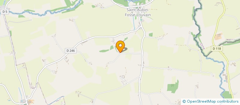 localisation de l'entreprise MADAME MARIE MAURAY à SAINT-AUBIN-FOSSE-LOUVAIN