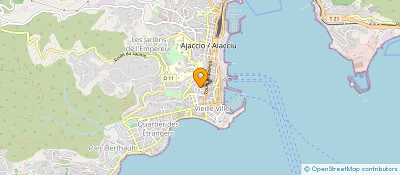 localisation de l'entreprise MADAME MARIE MAURIZI à AJACCIO