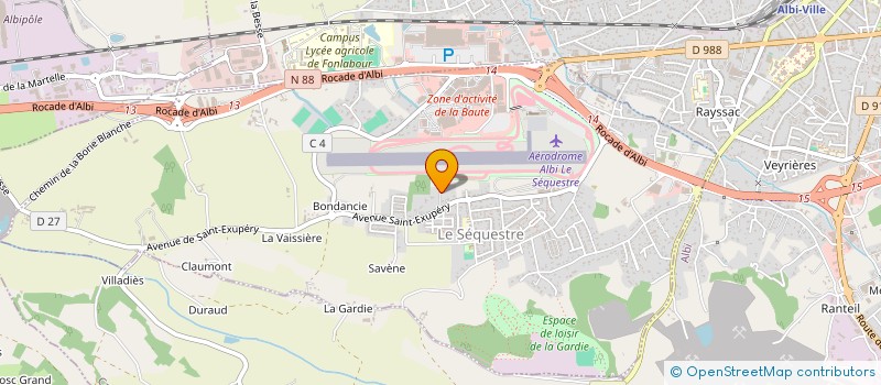 localisation de l'entreprise MADAME MARIE MAURY  LE SEQUESTRE