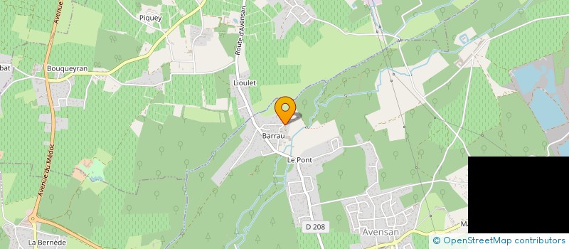 localisation de l'entreprise MADAME MARIE MAYE  AVENSAN