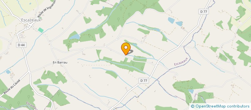 localisation de l'entreprise MADAME MARIE MAYLIN  ESCAZEAUX