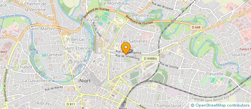 localisation de l'entreprise MADAME MARIE MAZAUDOU à NIORT