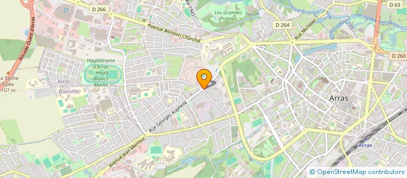 localisation de l'entreprise MADAME MARIE MAZOUNI à ARRAS