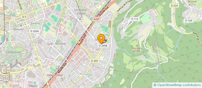 localisation de l'entreprise MADAME MARIE MAZOYER  SAINT-MARTIN-D'HERES