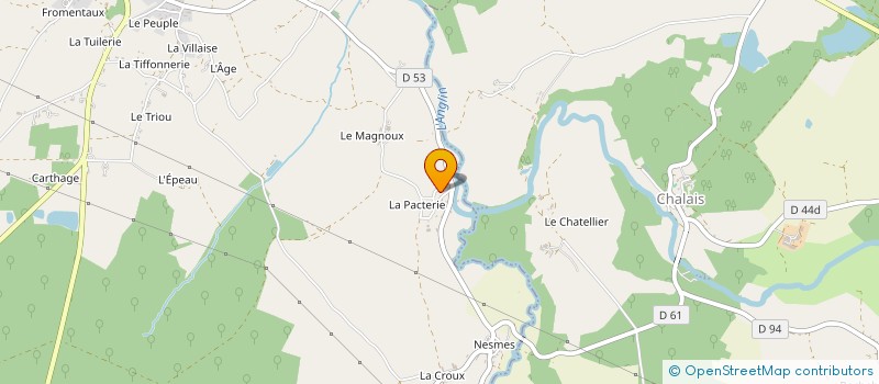 localisation de l'entreprise MADAME MARIE MAZUY  LIGNAC