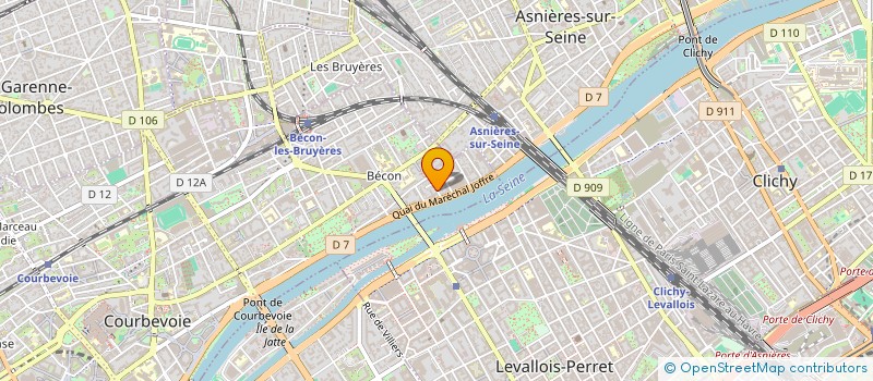 localisation de l'entreprise MADAME MARIE MBVOESIE à COURBEVOIE