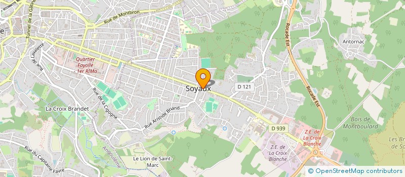 localisation de l'entreprise MADAME MARIE MCHINDRA  SOYAUX