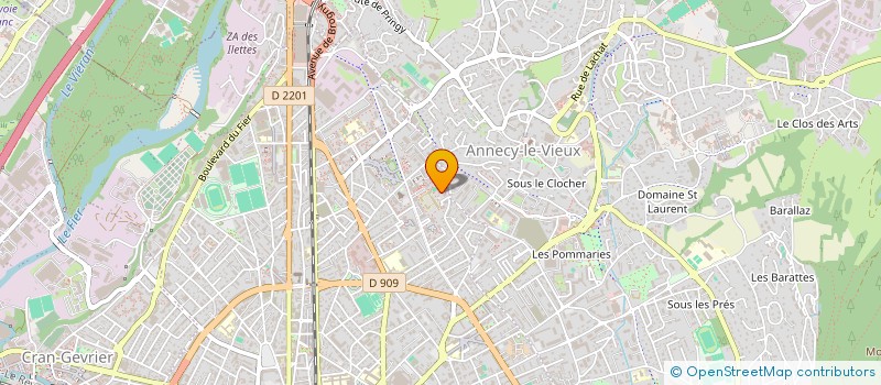 localisation de l'entreprise MADAME MARIE MECHAIN à ANNECY